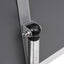 Plakat Stande 2 pcs Sølv 32,7 x 24 x 108 cm Aluminium