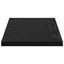 Boghylde Bræt 4 pcs Sort 40 x 20 x 1,5 cm Konstrueret træ