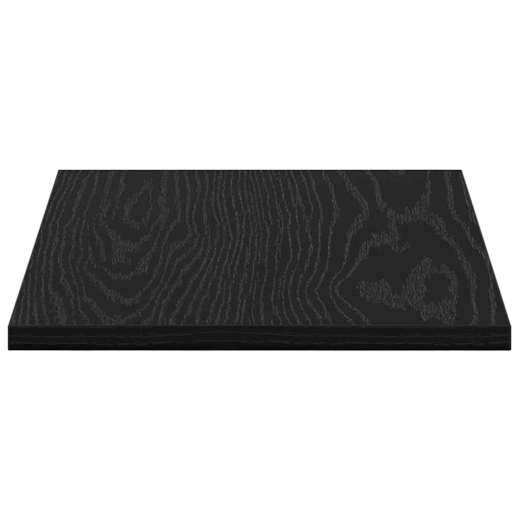 Boghylde Bræt 4 pcs Sort 40 x 30 x 1,5 cm Konstrueret træ