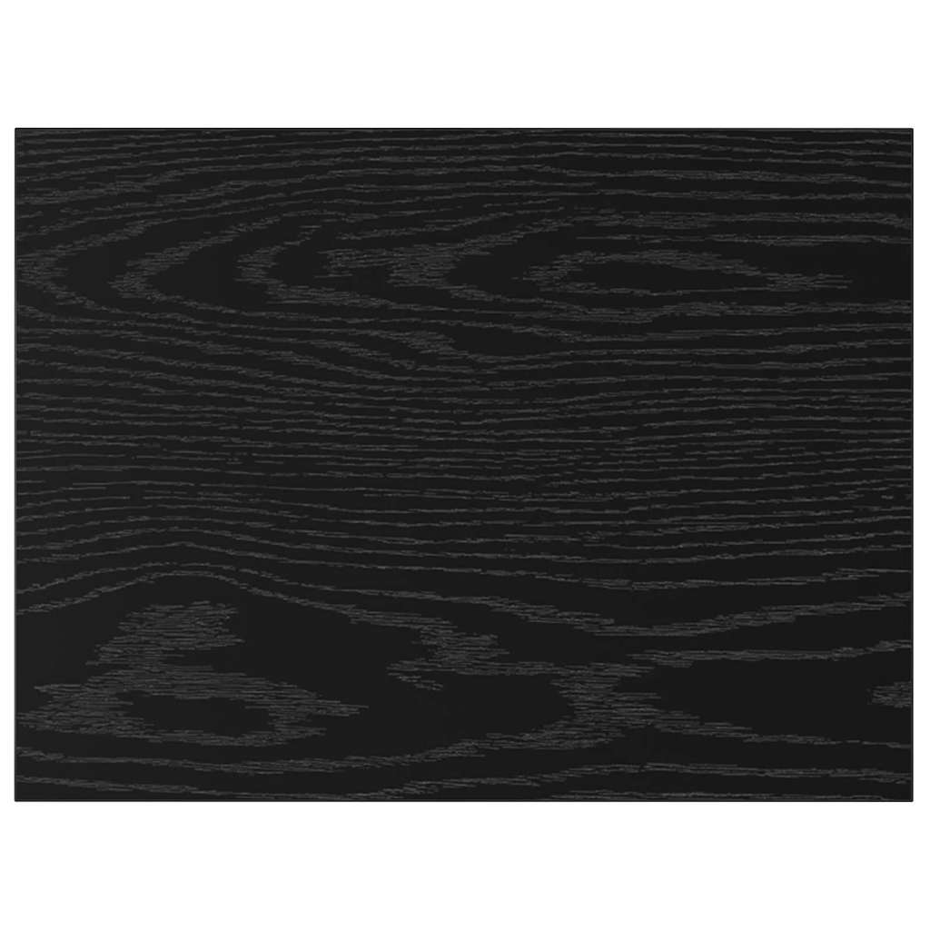 Boghylde Bræt 4 pcs Sort 40 x 30 x 1,5 cm Konstrueret træ