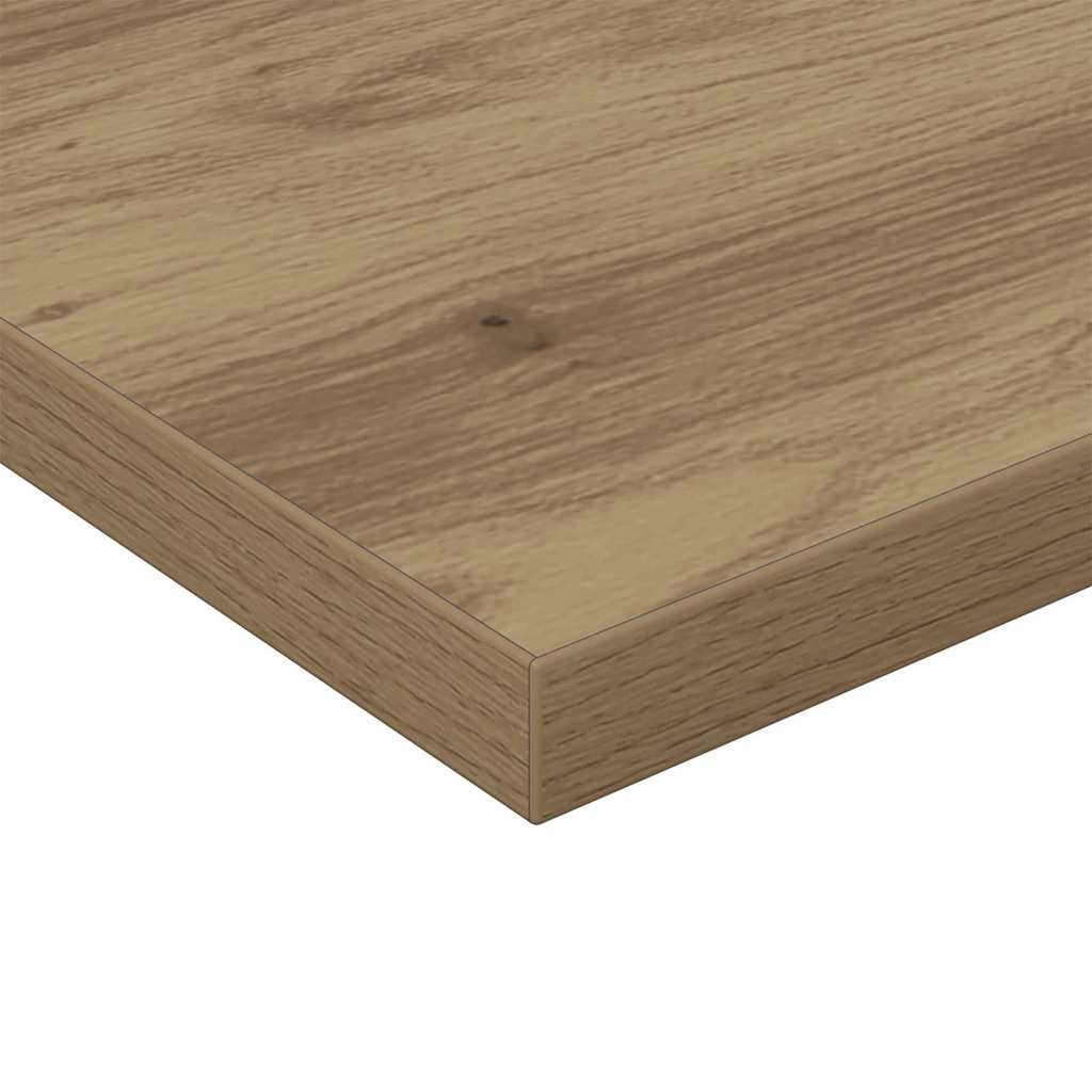 Boghylde Bræt 3 niveauer 4 pcs 40 x 40 x 1,5 cm Konstrueret træ