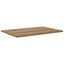 Boghylde Bræt 3 niveauer 4 pcs 60 x 40 x 1,5 cm Konstrueret træ