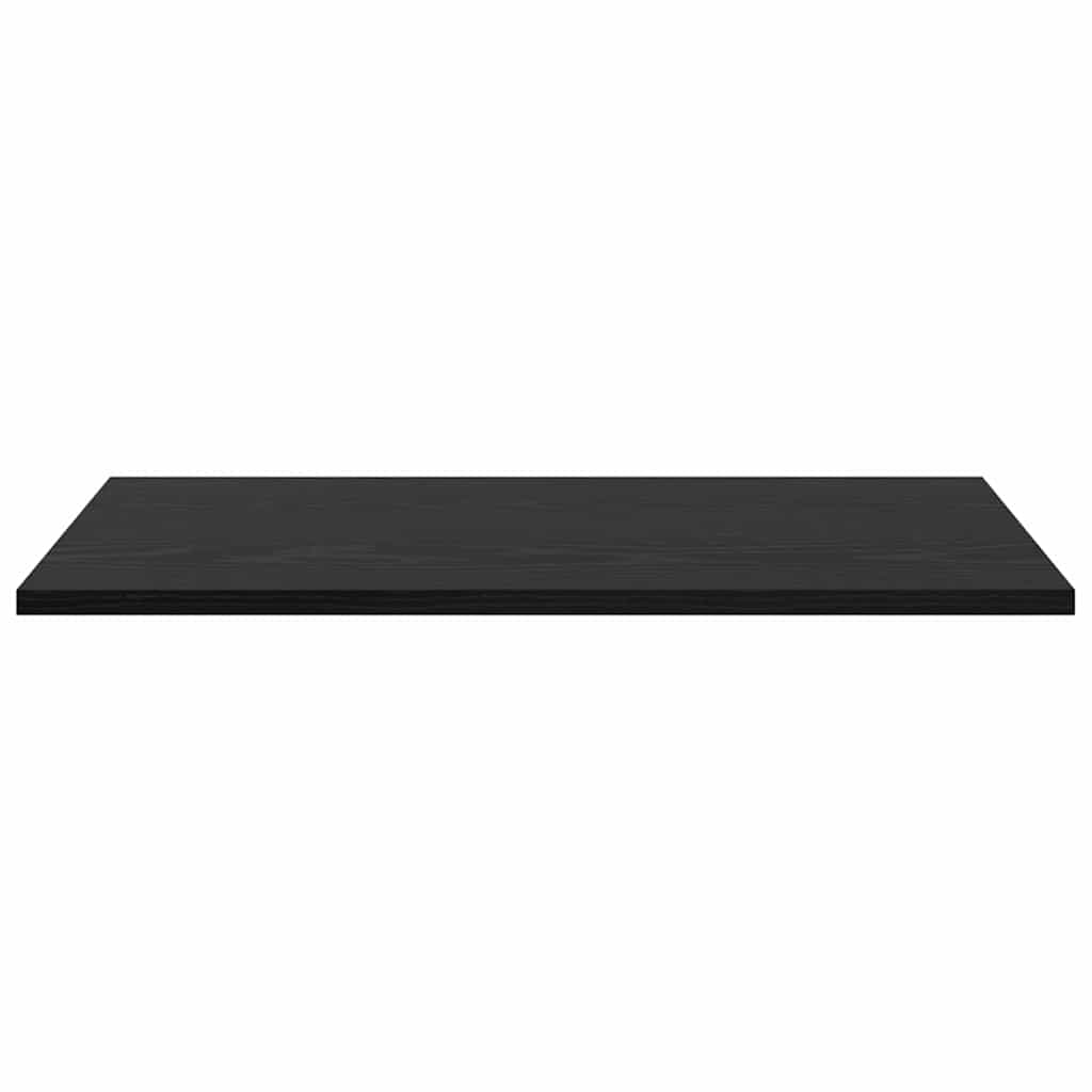 Boghylde Bræt 3 niveauer 4 stk. 60 x 40 x 1,5 cm Sort