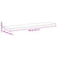 Boghylde Bræt 4 pcs Brun 80 x 20 x 1,5 cm Konstrueret træ