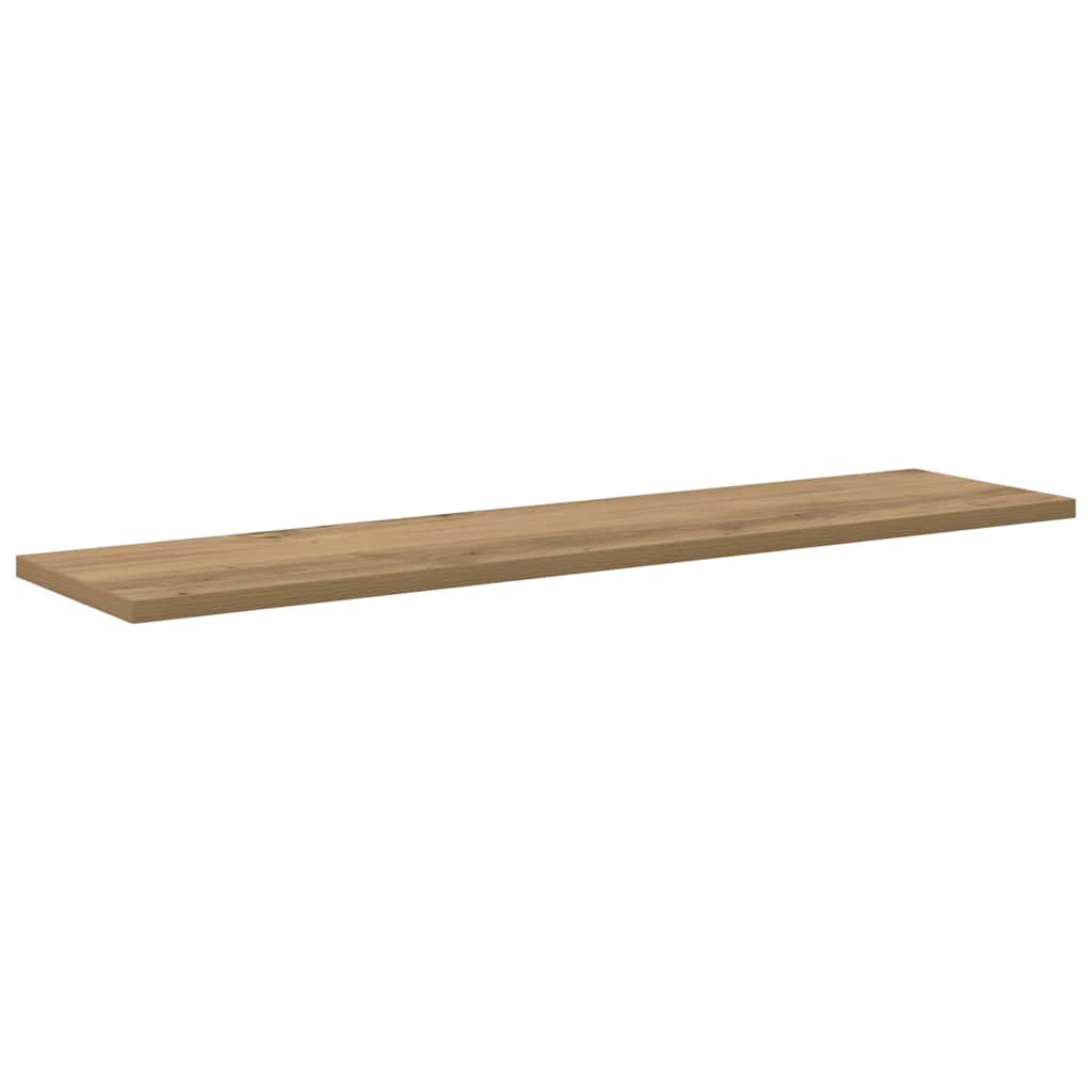 Boghylde Bræt 3 niveauer 4 pcs 80 x 20 x 1,5 cm Konstrueret træ