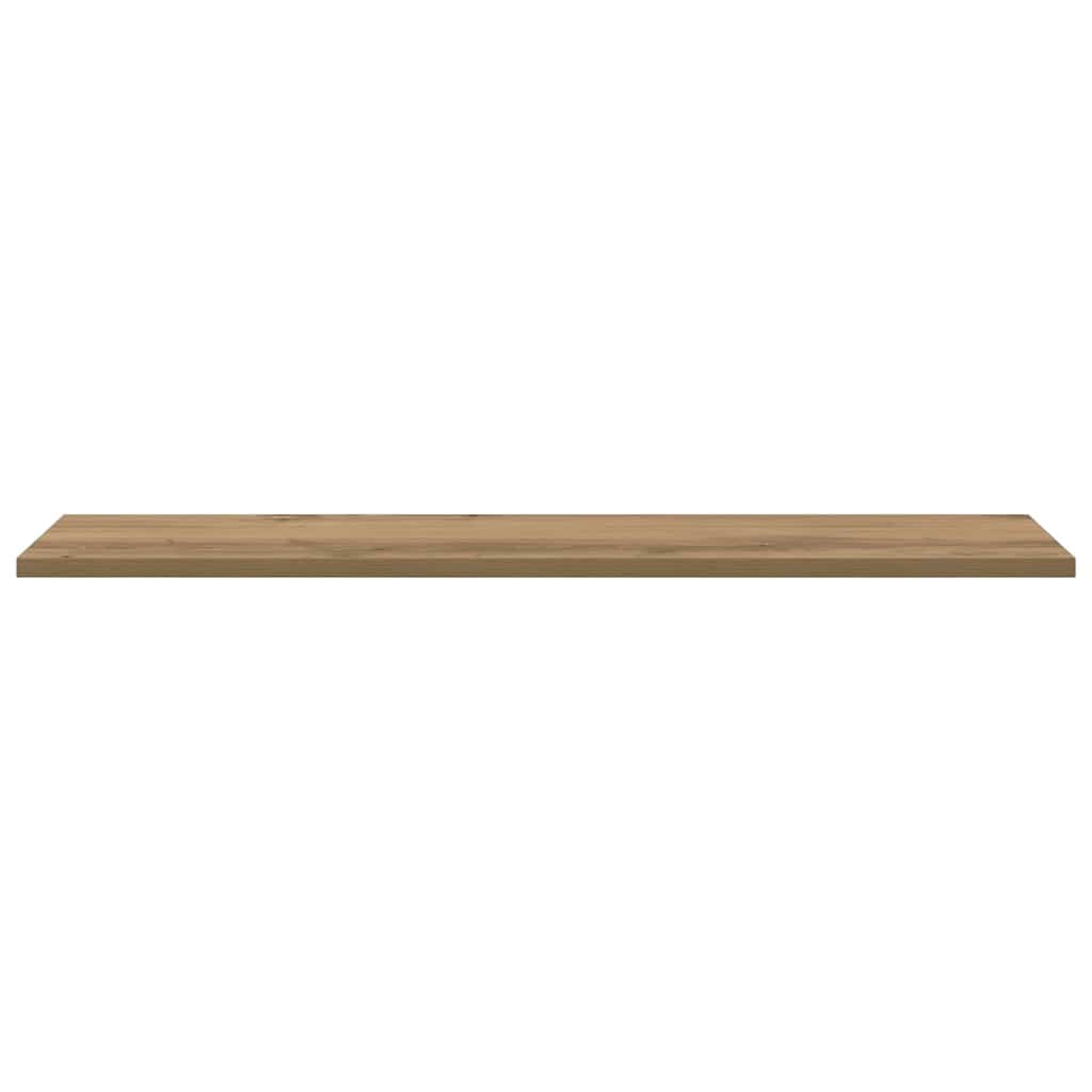 Boghylde Bræt 3 niveauer 4 pcs 80 x 20 x 1,5 cm Konstrueret træ