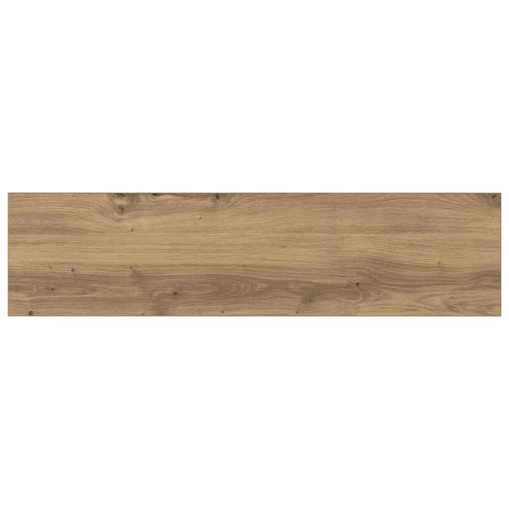 Boghylde Bræt 3 niveauer 4 pcs 80 x 20 x 1,5 cm Konstrueret træ