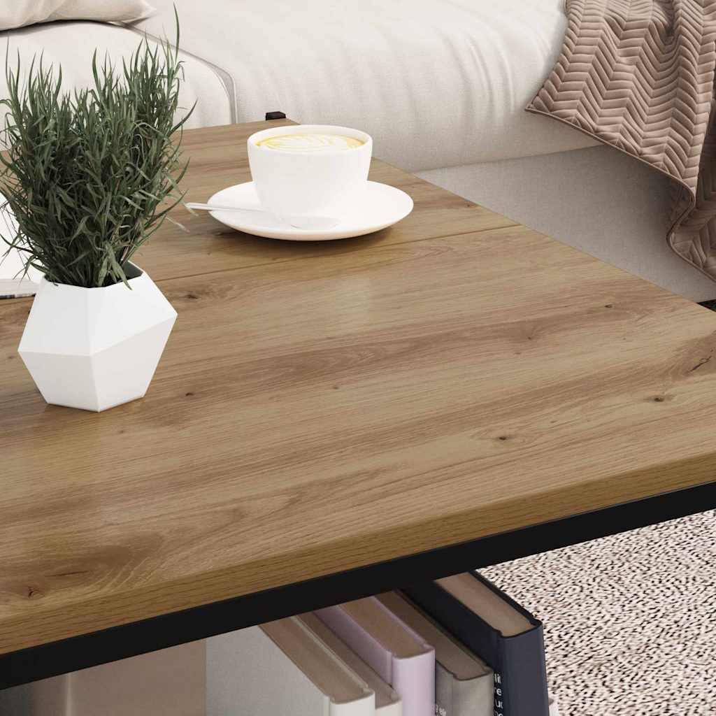Boghylde Bræt 3 niveauer 4 pcs 80 x 40 x 1,5 cm Konstrueret træ