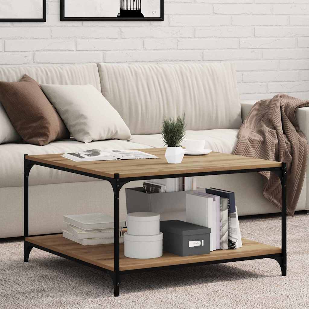Boghylde Bræt 3 niveauer 4 pcs 80 x 40 x 1,5 cm Konstrueret træ