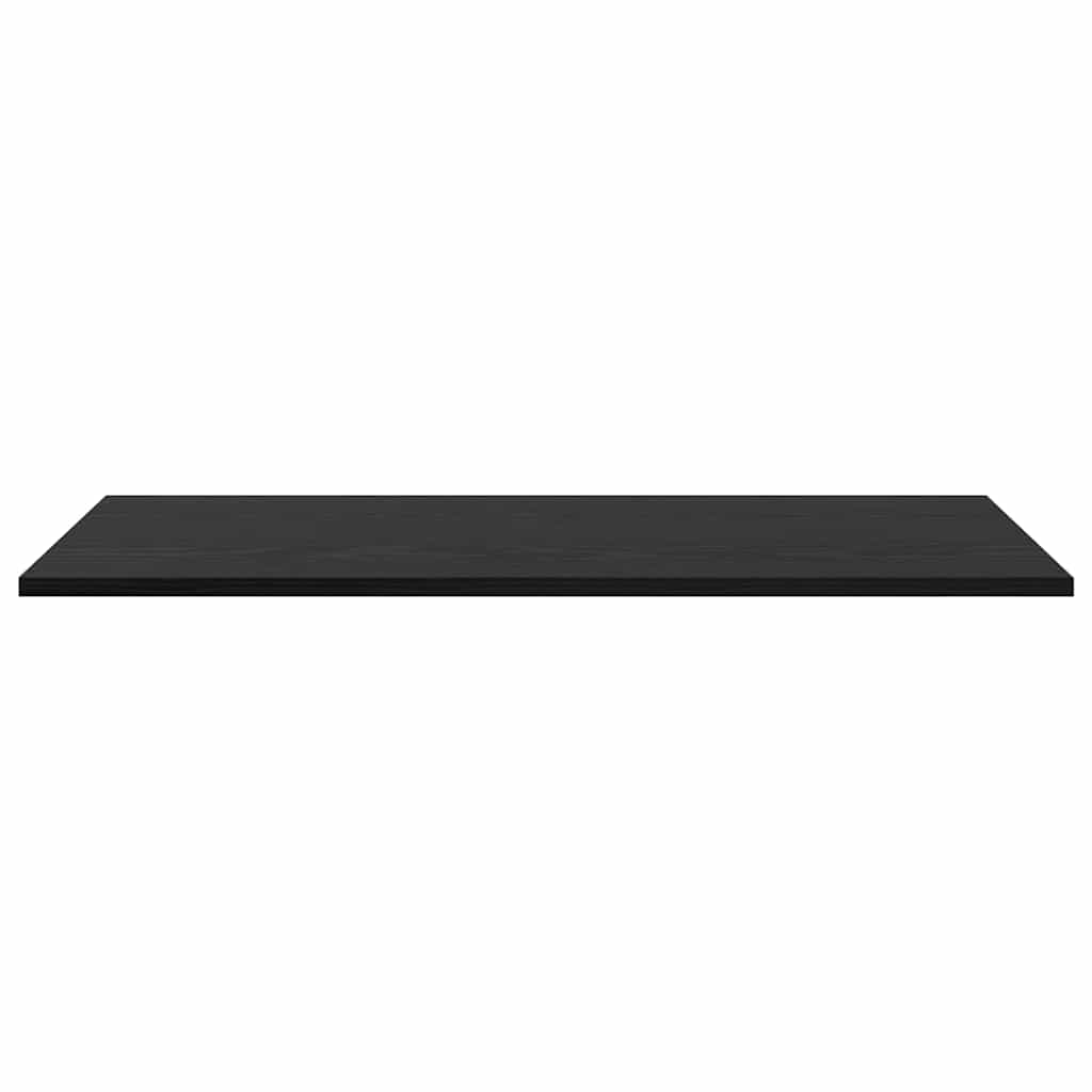 Boghylde Bræt 3 niveauer 4 stk. 80 x 40 x 1,5 cm Sort