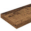 Boghylde Bræt 4 pcs Brun 100 x 10 x 1,5 cm Konstrueret træ