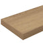 Boghylde Bræt 3 niveauer 4 pcs 100 x 10 x 1,5 cm Brun