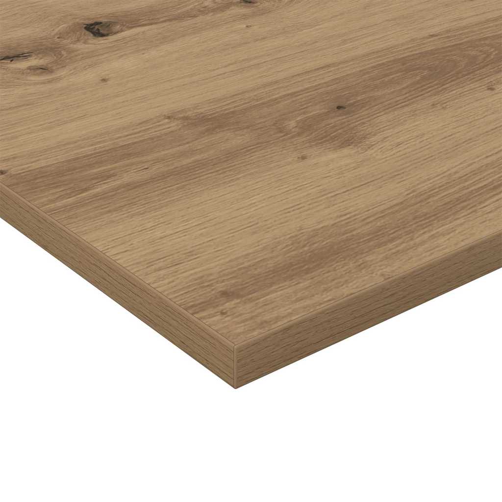 Boghylde Bræt 3 niveauer 4 pcs 100 x 20 x 1,5 cm Brun