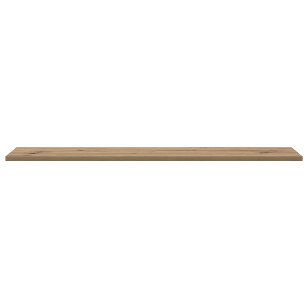 Boghylde Bræt 3 niveauer 4 pcs 100 x 20 x 1,5 cm Brun