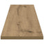 Boghylde Bræt 3 niveauer 4 pcs 100 x 20 x 1,5 cm Brun