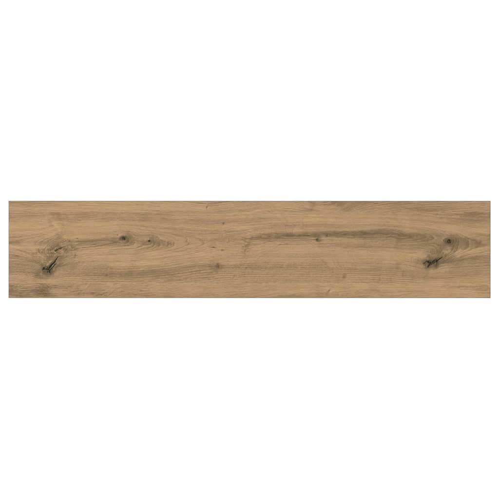 Boghylde Bræt 3 niveauer 4 pcs 100 x 20 x 1,5 cm Brun