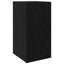 Væg TV Skab Sort eg 30,5 x 30 x 60 cm Konstrueret træ