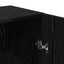 Væg TV Skab 2 pcs Sort eg 30,5 x 30 x 60 cm Konstrueret træ