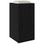 Væg TV Skab 2 pcs Sort eg 30,5 x 30 x 60 cm Konstrueret træ