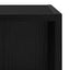 TV-møbelsæt Vægmonteret Sort eg 37 x 37 x 72 cm Konstrueret træ