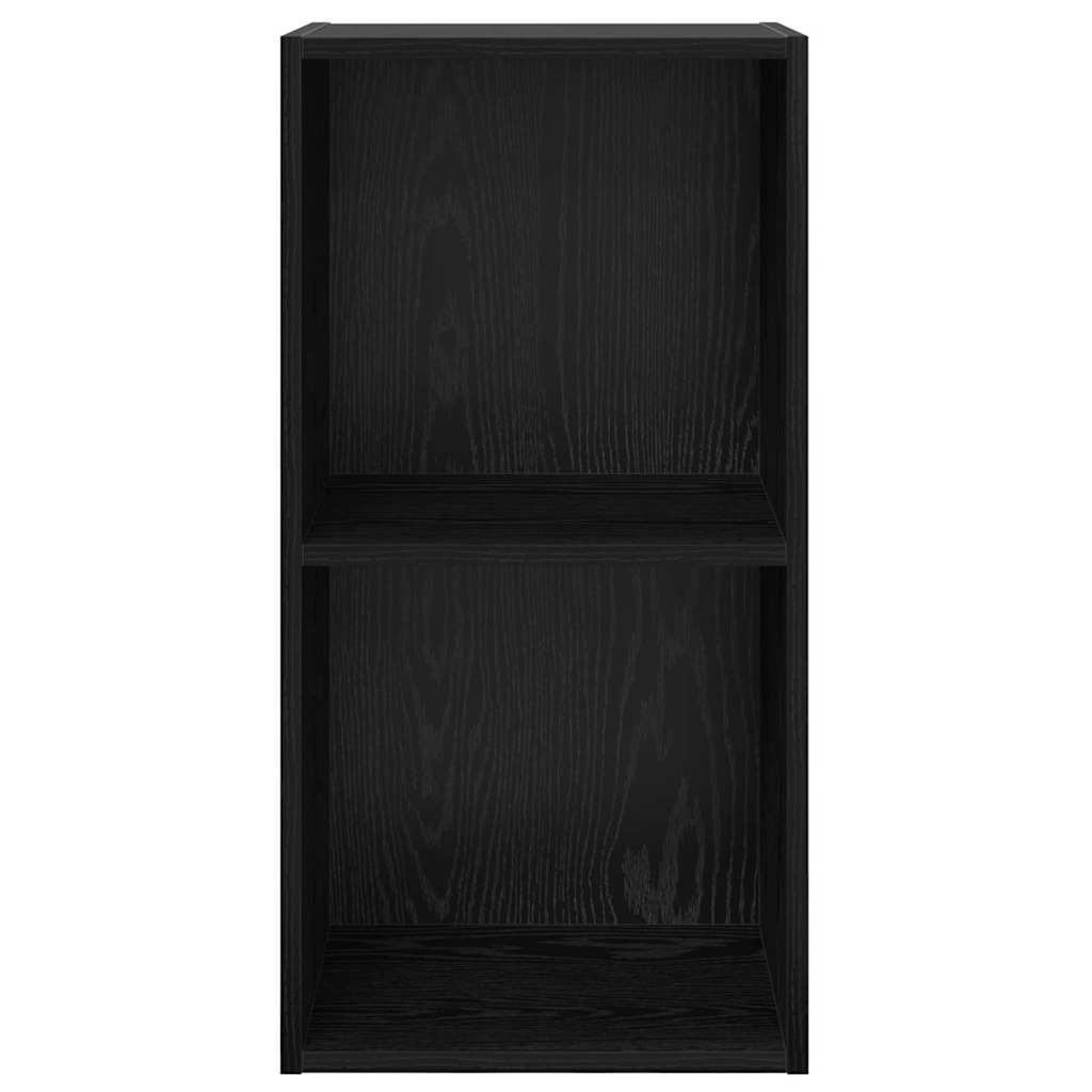 TV-møbelsæt Vægmonteret Sort eg 37 x 37 x 72 cm Konstrueret træ