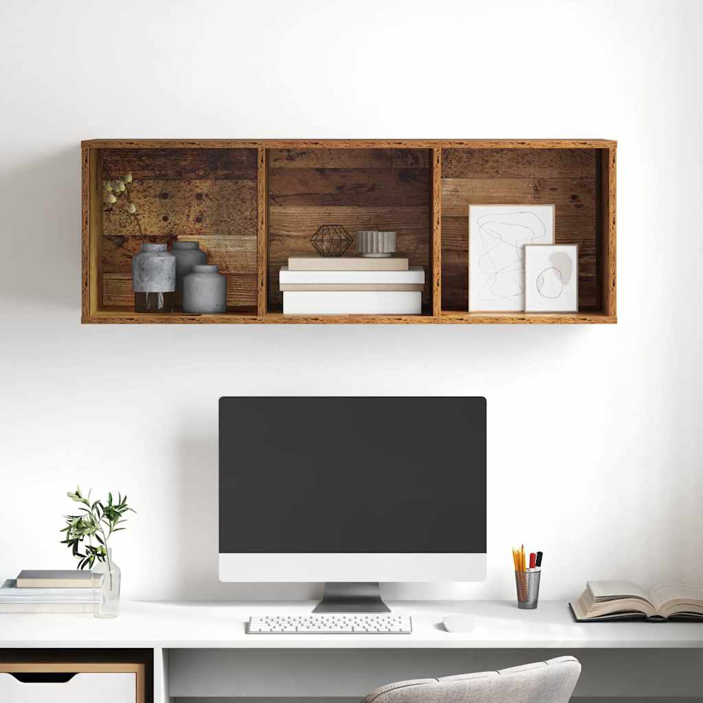TV-møbelsæt Gammelt træ 37 x 37 x 107 cm Konstrueret træ