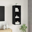 TV-møbelsæt Sort eg 37 x 37 x 107 cm Konstrueret træ