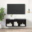 TV-møbelsæt Sort eg 37 x 37 x 107 cm Konstrueret træ