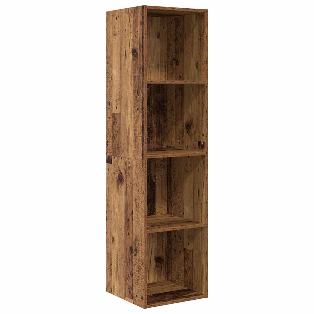 TV-møbelsæt Gammelt træ 37 x 37 x 142,5 cm Konstrueret træ