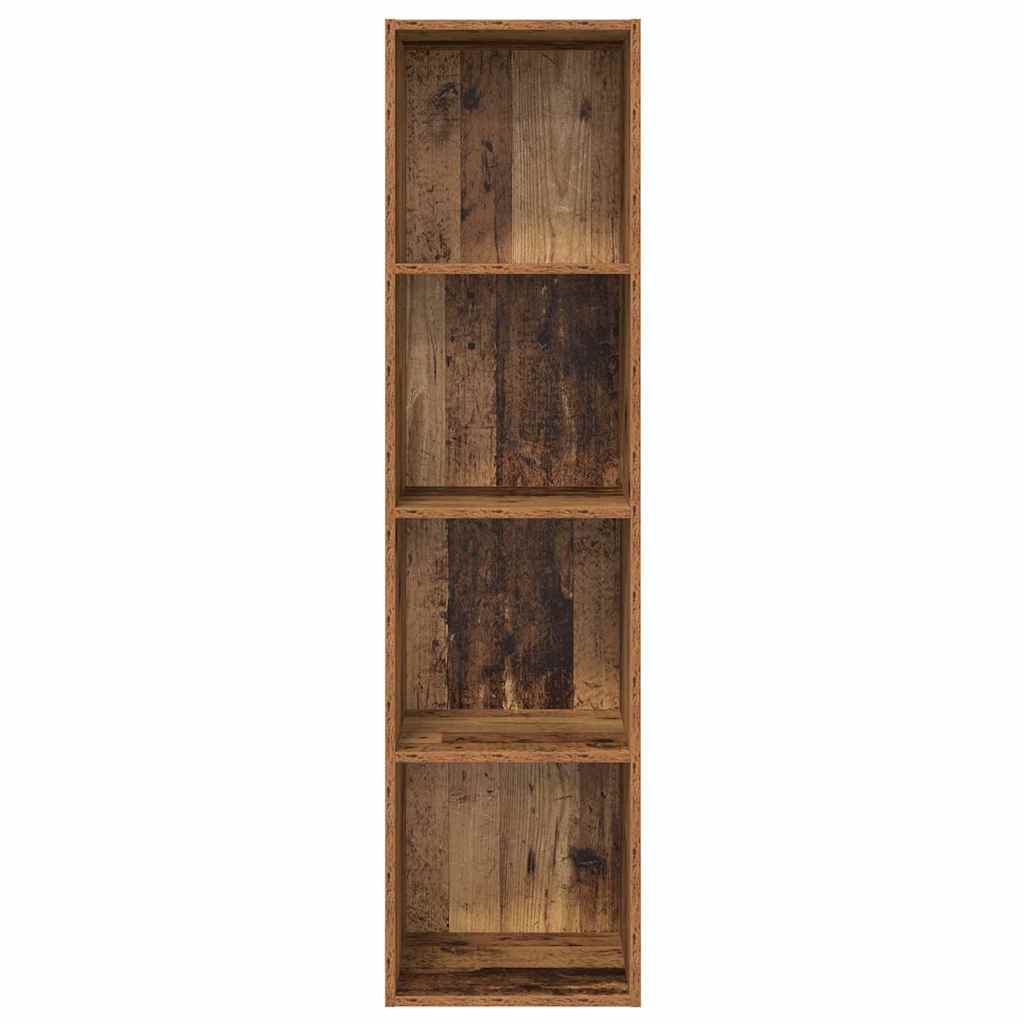 TV-møbelsæt Gammelt træ 37 x 37 x 142,5 cm Konstrueret træ