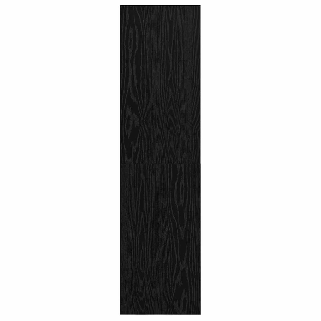 TV-møbelsæt Sort eg 37 x 37 x 142,5 cm Konstrueret træ