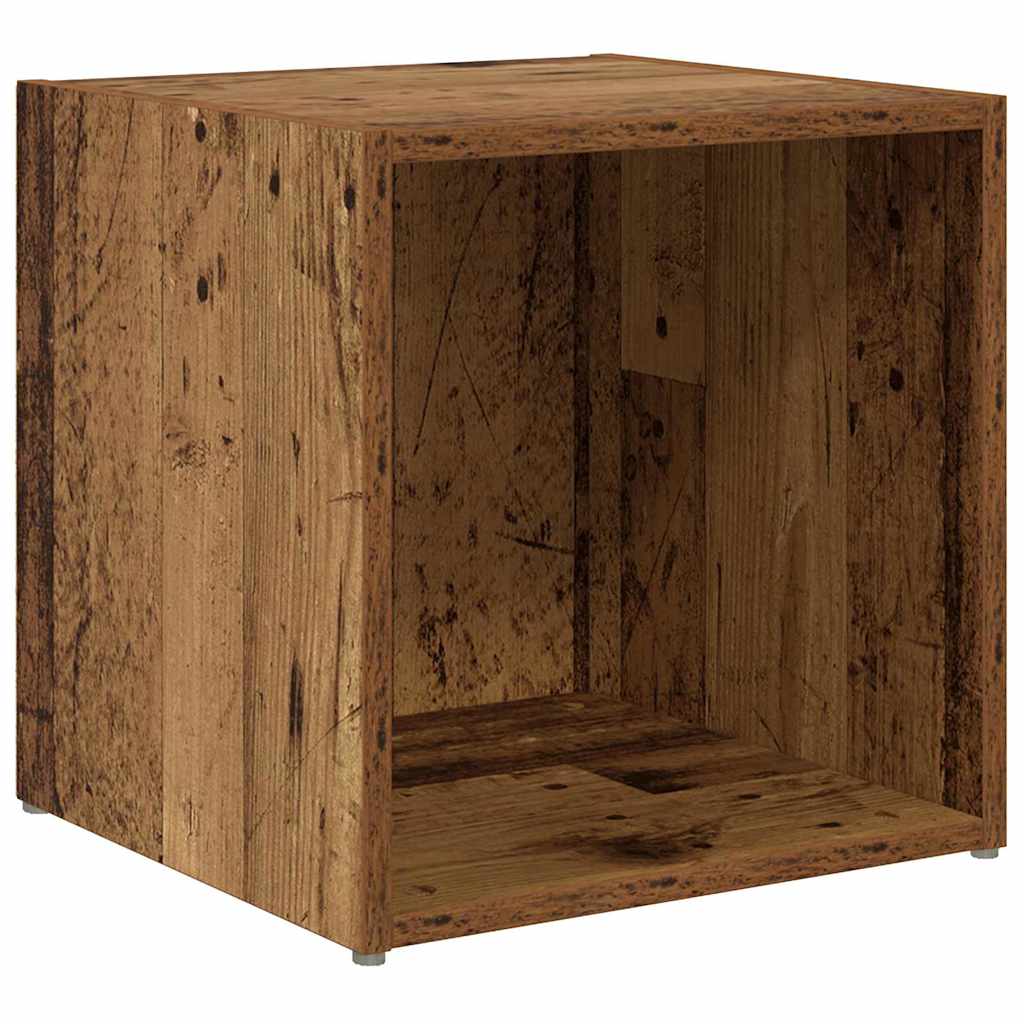 TV-møbelsæt 2 pcs Gammelt træ 37 x 35 x 37,5 cm Konstrueret træ