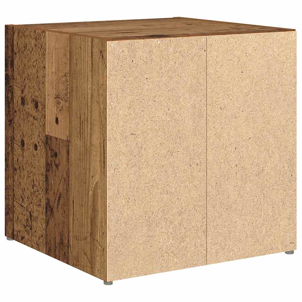TV-møbelsæt 2 pcs Gammelt træ 37 x 35 x 37,5 cm Konstrueret træ