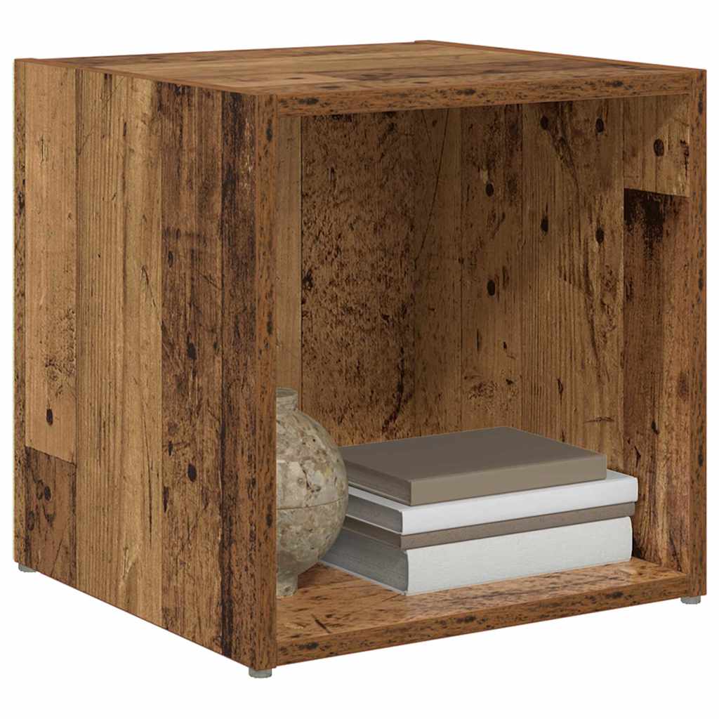 TV-møbelsæt 2 pcs Gammelt træ 37 x 35 x 37,5 cm Konstrueret træ