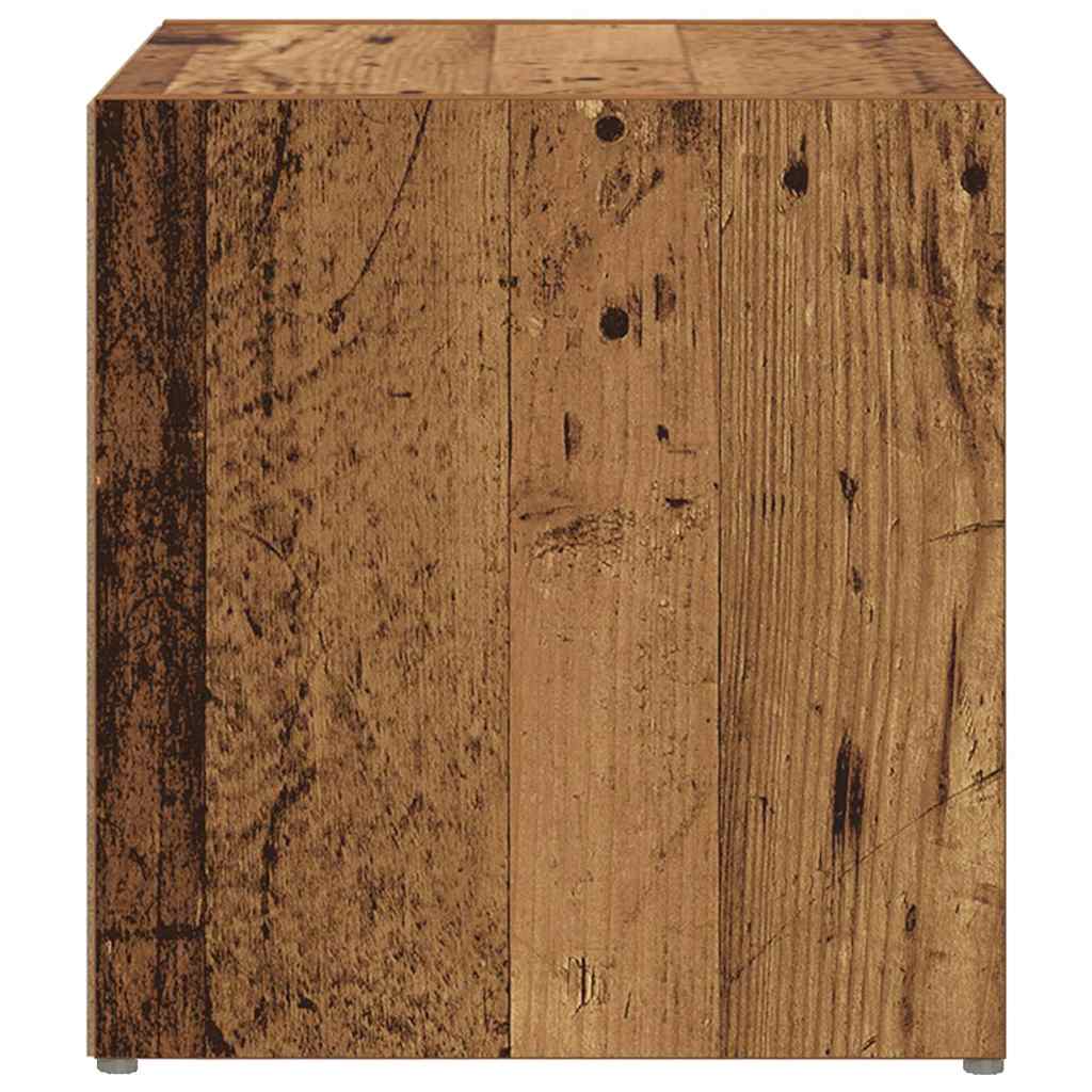 TV-møbelsæt 2 pcs Gammelt træ 37 x 35 x 37,5 cm Konstrueret træ