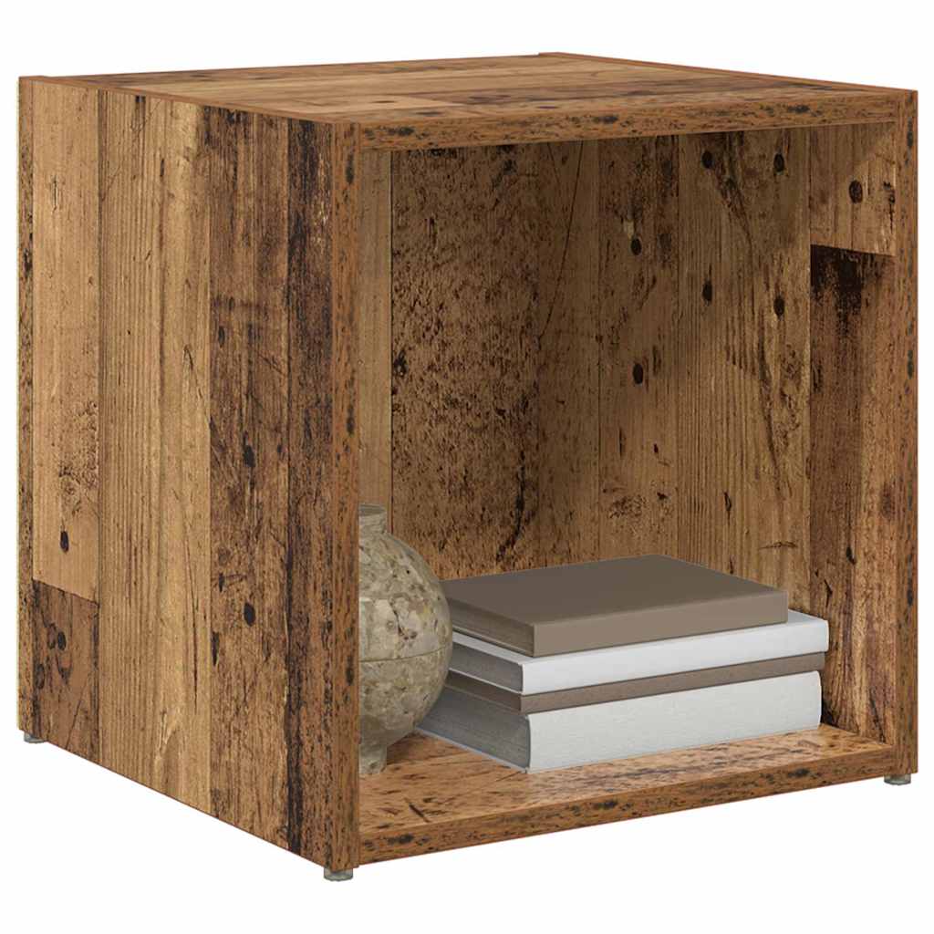 TV-møbelsæt 4 pcs Gammelt træ 37 x 35 x 37,5 cm Konstrueret træ