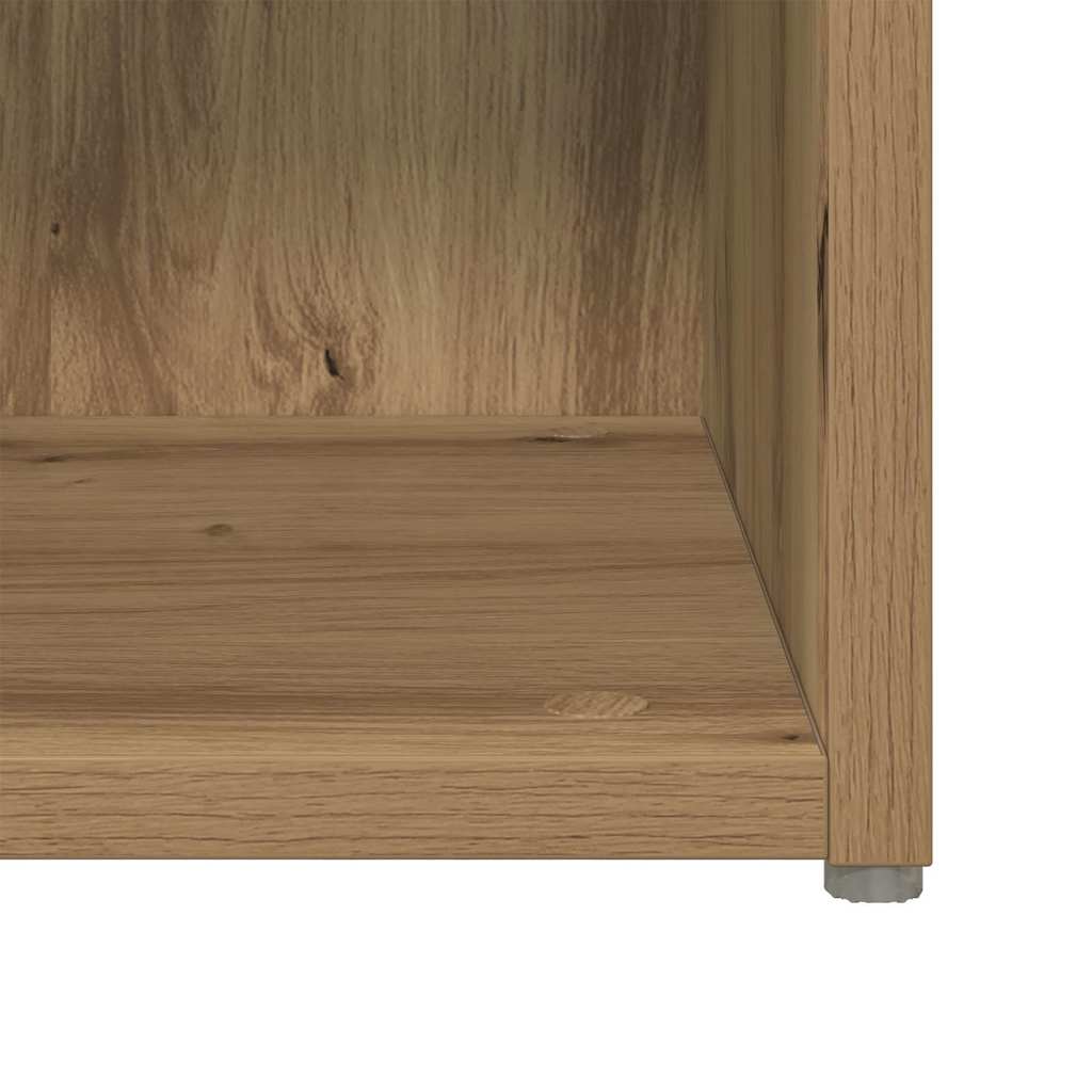 TV-møbelsæt 2 pcs Artisan Egetræ Konstrueret træ