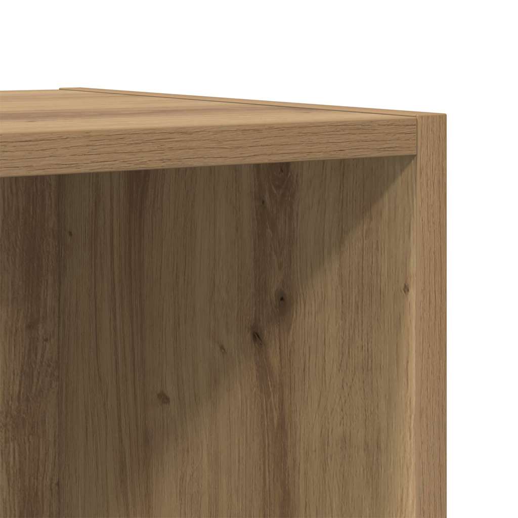 TV-møbelsæt 4 pcs Artisan Egetræ Konstrueret træ