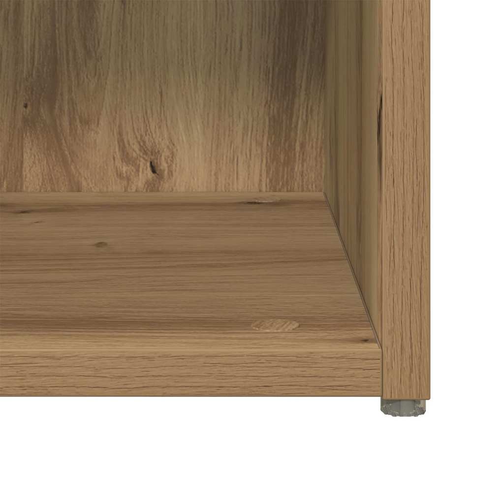 TV-møbelsæt 4 pcs Artisan Egetræ Konstrueret træ