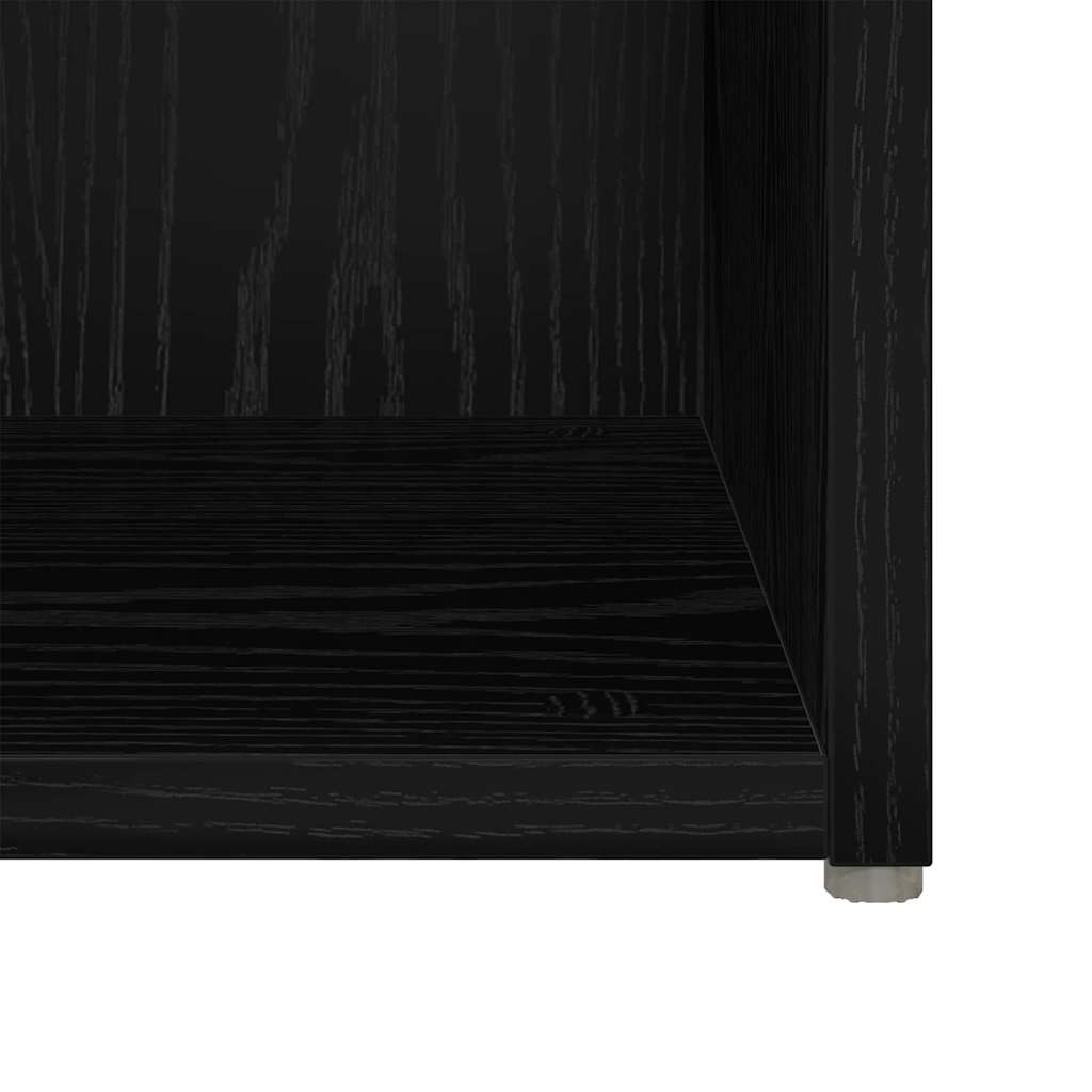 TV-møbelsæt 2 pcs 37 x 35 x 37,5 cm Sort Konstrueret træ