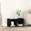 TV-møbelsæt 2 pcs 37 x 35 x 37,5 cm Sort Konstrueret træ
