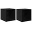 TV-møbelsæt 2 pcs 37 x 35 x 37,5 cm Sort Konstrueret træ