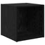 TV-møbelsæt 2 pcs 37 x 35 x 37,5 cm Sort Konstrueret træ