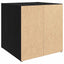 TV-møbelsæt 2 pcs 37 x 35 x 37,5 cm Sort Konstrueret træ