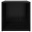 TV-møbelsæt 2 pcs 37 x 35 x 37,5 cm Sort Konstrueret træ