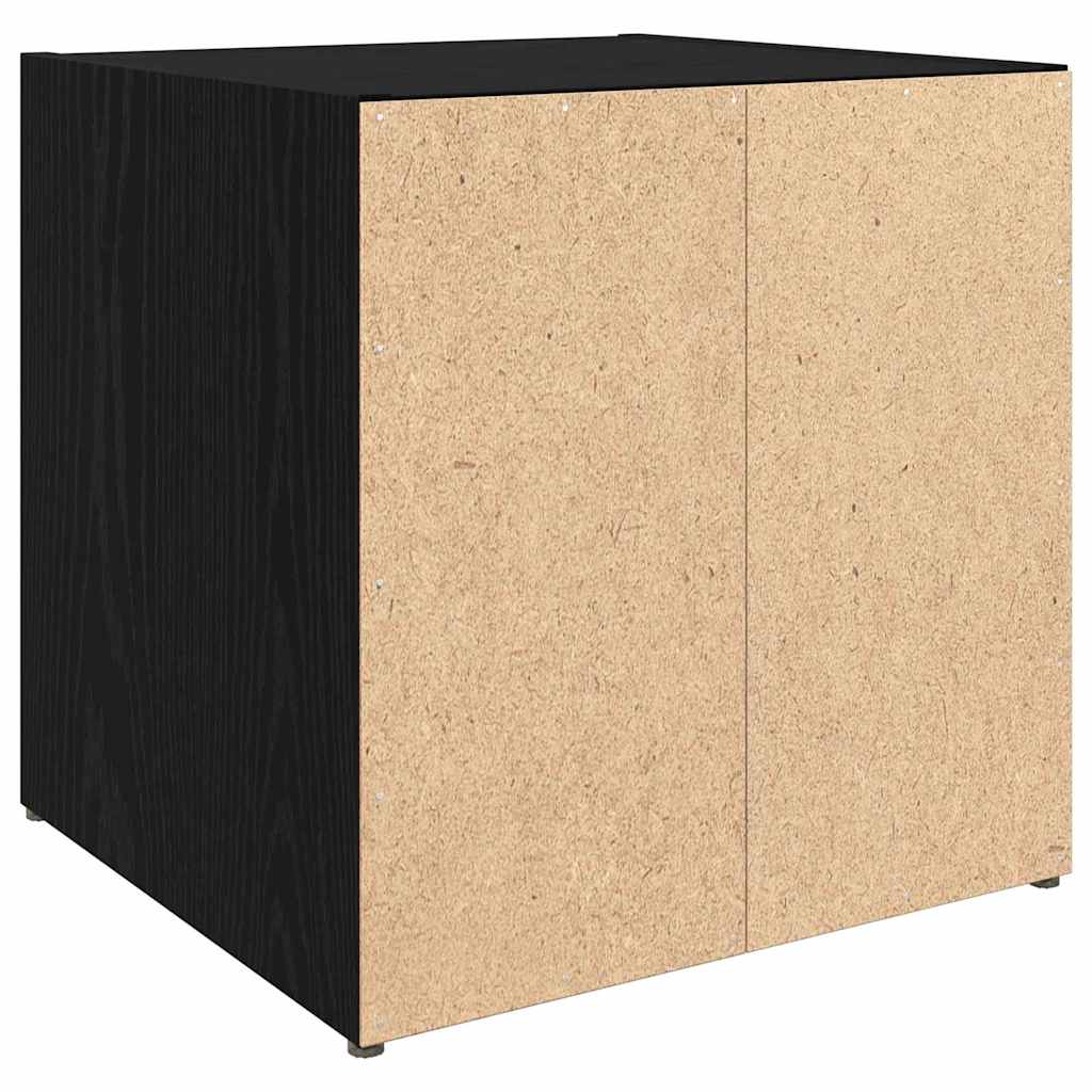 TV-møbelsæt 4 pcs Sort 37 x 35 x 37,5 cm Konstrueret træ