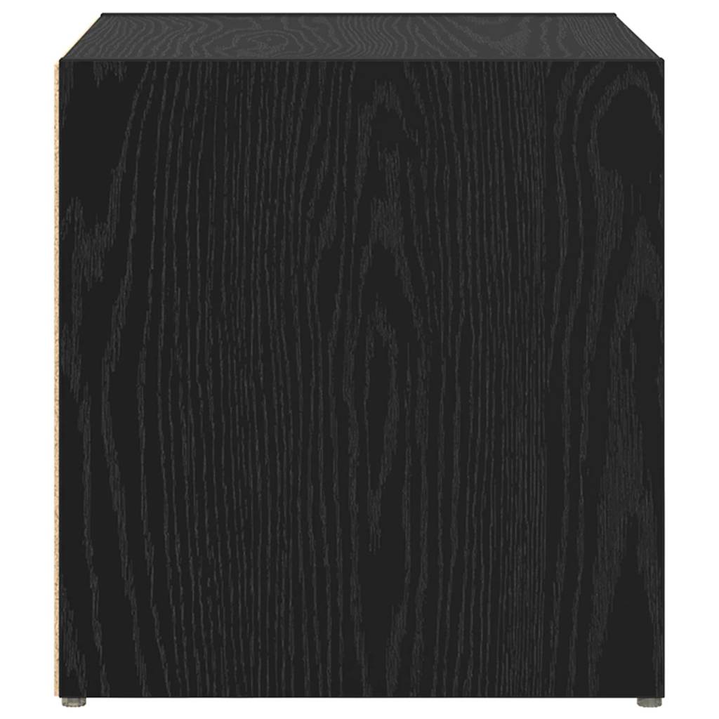 TV-møbelsæt 4 pcs Sort 37 x 35 x 37,5 cm Konstrueret træ