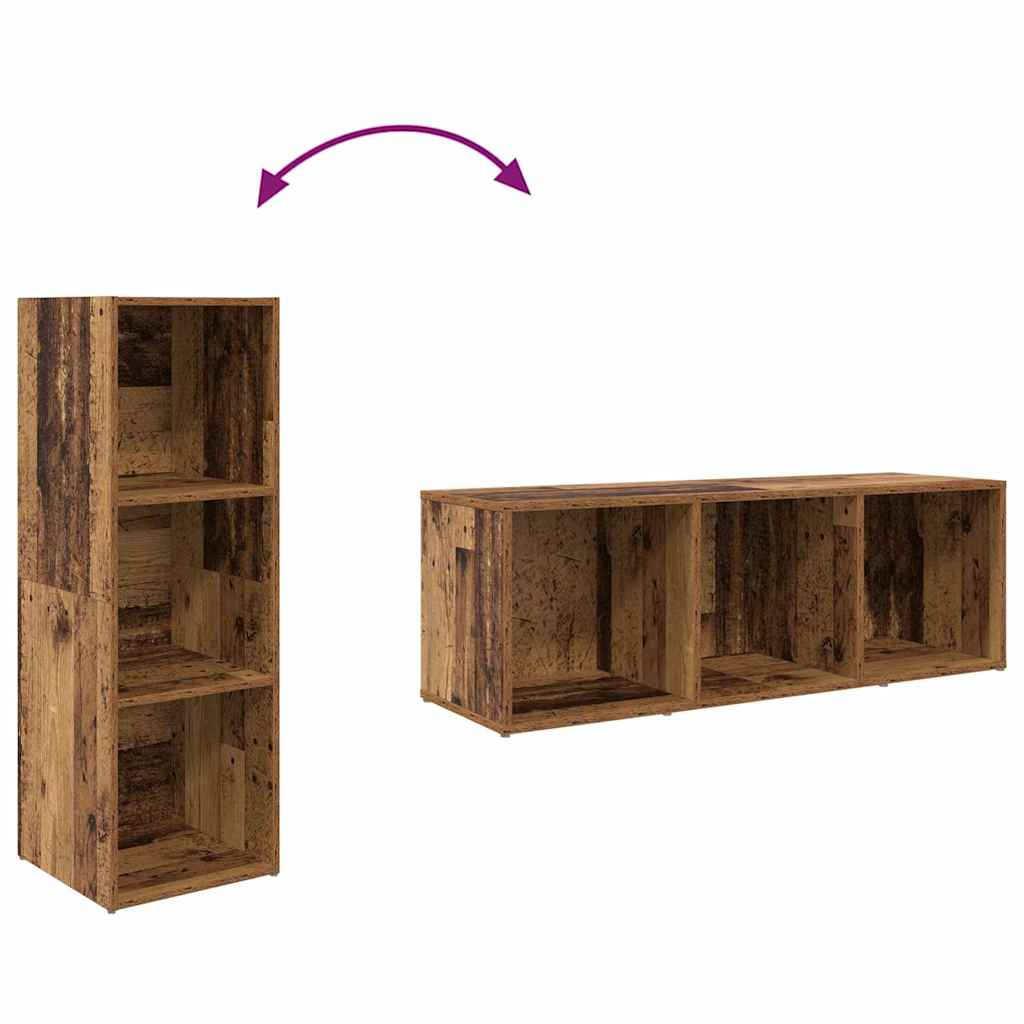 TV-møbelsæt Vægmonteret Brun 72 x 35 x 37 cm Konstrueret træ