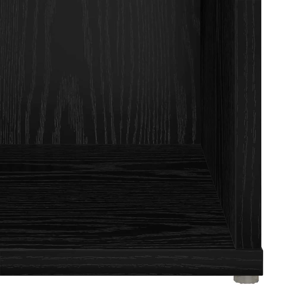 TV-møbelsæt Vægmonteret Sort 72 x 35 x 37 cm Konstrueret træ