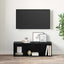 TV-møbelsæt Vægmonteret Sort 72 x 35 x 37 cm Konstrueret træ